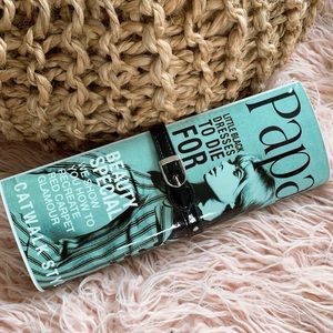 Vintage magazine clutch